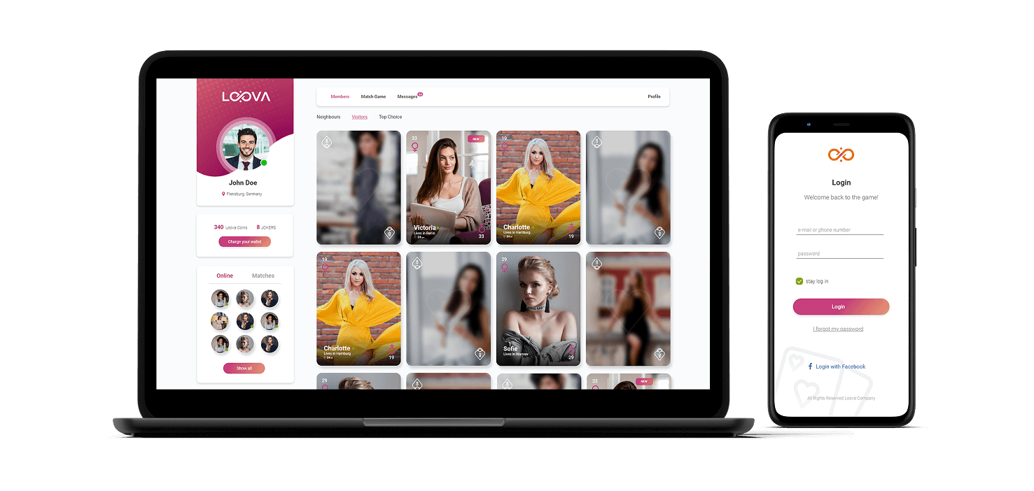 Portal randkowy z aplikacją mobilną